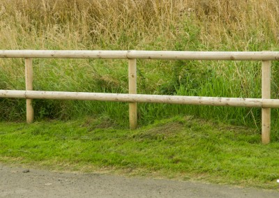 Post and rail fencing sussex