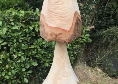 Carved Mushroom Tree Stump